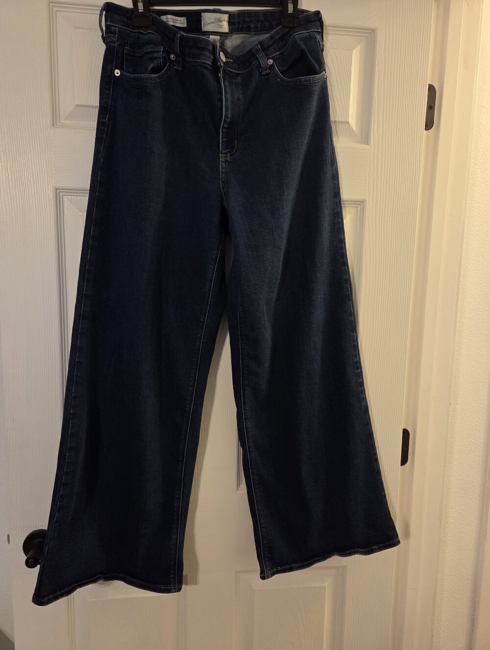Wide Leg Dark Blue Women’s Jeans